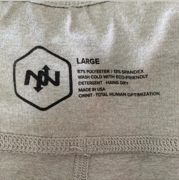 ONNIT WOMENS Compression Leggings Tan Gray - Picture 7 of 7